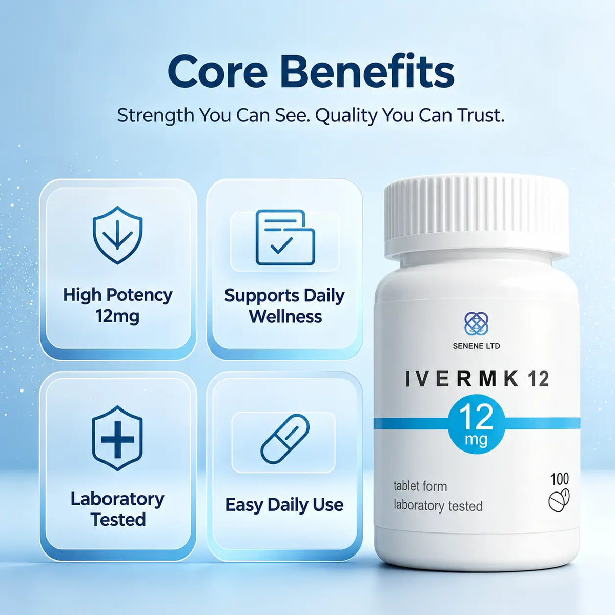 lVERMK 12mg 100 TabIets