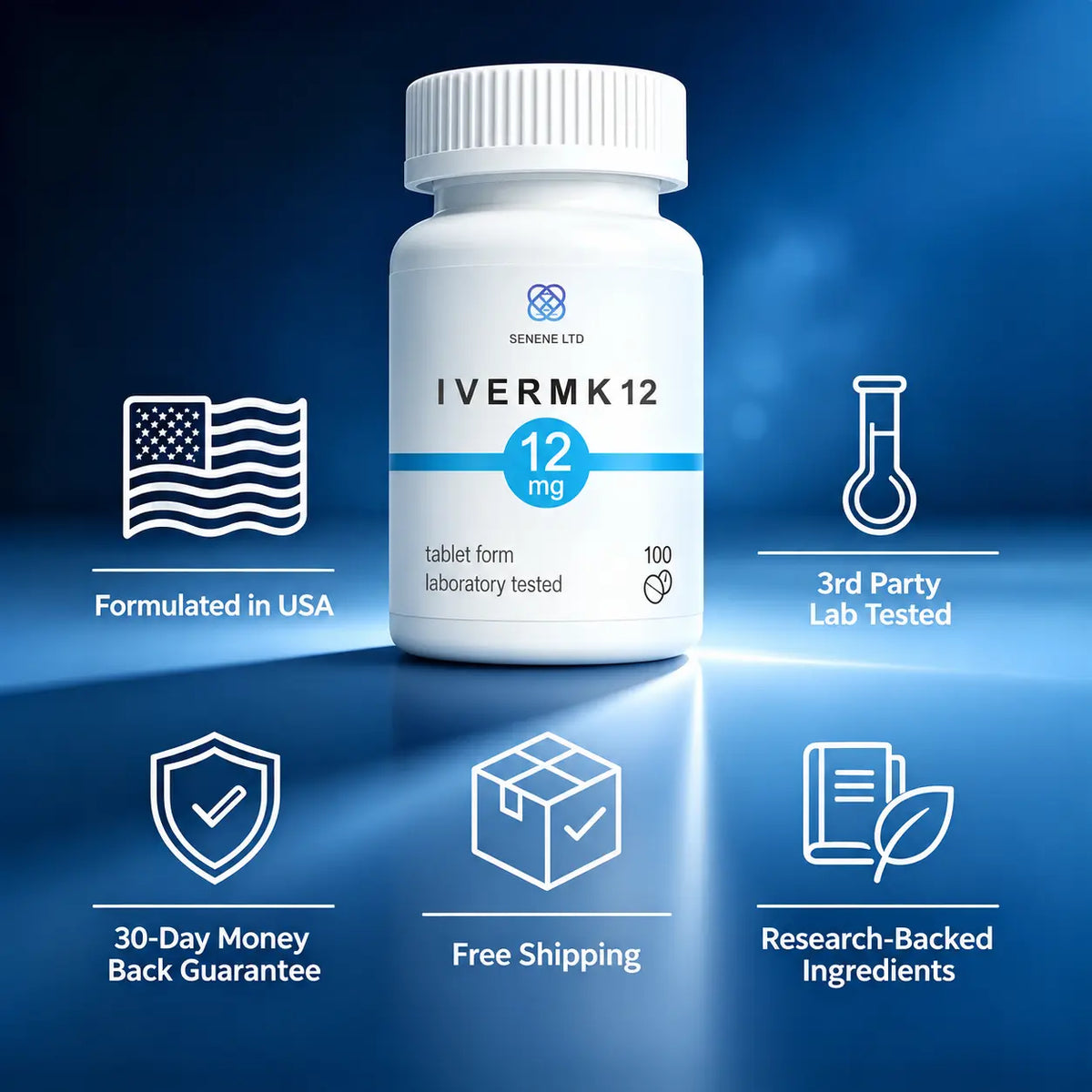 lVERMK 12mg 100 TabIets