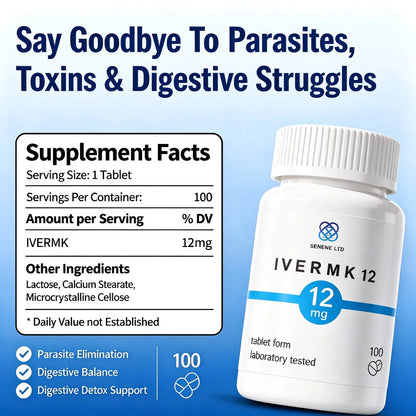 lVERMK 12mg 100 TabIets